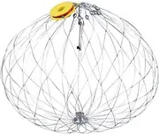 Steel Fishing Net | Fishing Net Fishing Crab | Net Automatic Opening & Closing, Soft Steel Wire Multi-Functional Net for Catching Fish, Lobsters, and Crabs Steel Wire Crab Net is Expertly Crafted to