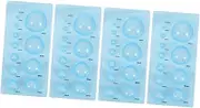 4Pcs Paper Quilling Mould for DIY Paper Crafting Durable Material Easy to Use Half Ball Domes Design for Creative Quilling Projects Present for Craft Lovers