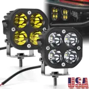 2x 3inch 80W LED Work Light Bar Spot Cube Pods Fog Driving Off Road SUV 4WD Boat