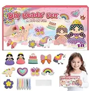 Jlobnyiun 5D Painting Art Sticker Kit, Handmade Bead Painting Kit, Cartoon and Art Craft Kit for December Decorative Paintings Bright Colors