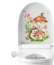 Byeaon Toilet Seat Stickers - Decorative Window Clings Toilet Seat Decal,Home Decorations Waterproof Modern Room Decor for Wall Tile Door Glass