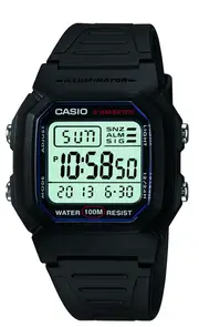Casio W800h-1a Watch in Black