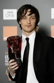 James McAvoy poses backstage Awards Room Orange Rising Star Award - Old Photo 1