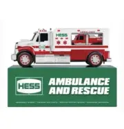 2020 Hess Toy Truck AMBULANCE NWT) and RESCUE