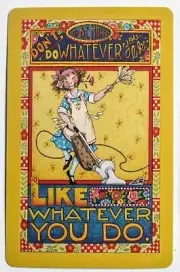 Mary Engelbert Vintage Swap Playing Card