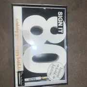 80th Golden Edition Wooden 3D Signature Sign It White Block with Gold Pen