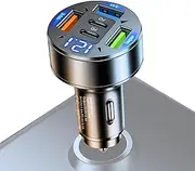 USB Car Charger | Super Fast USB Type C Car Charger Adapter,100W 5 Ports Car Charger Super Fast Charging for Multiple Devices