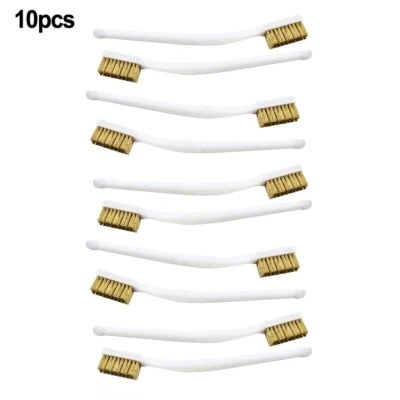 Professional Grade Brass Wire Brushes for Efficient Rust Removal 10PCS