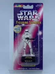 Star Wars Stormtrooper Figurine Stamper RoseArt 1997