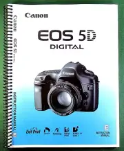 Canon EOS 5D Instruction Manual: 180 Pages & Protective Covers