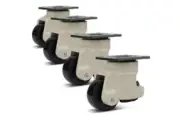 4Pcs Leveling Casters Wheel Swivel Workbench Adjustable Retractable GD120F Au
