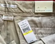 NWT~Van Heusen Studio~Womens City Shorts~Modern Fit~Size 6~11” Inseam~Mid-Rise