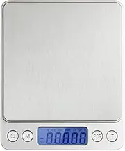 Digital LCD Electronic Scale Kitchen Food Balance Weight Postal Scales 3kg (0.1g) / 500g (0.01g) (3kg)