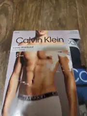 Calvin Klein Men`s Size XL Cotton Stretch Variety Waistband Boxer Briefs NWT
