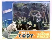 Border Menace Lobby Card Bill Cody 1934 Old Movie Photo