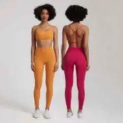 Backless Sports Bra Suits and Leggings Gym Set