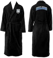 NRL Canterbury-Bankstown Bulldogs Mens Adults Long Sleeve Robe Dressing Gown, OSFM, Single Unit
