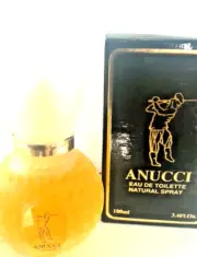 90s ANUCCI Eau de Toilette EDT Spray for Men 3.4 FL OZ./ 100 ML Original BOX