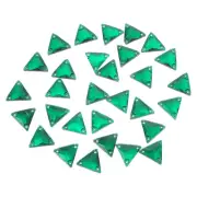 Sew on Rhinestones, Flatback Shiny Crystals Rhinestones with Holes, Blue