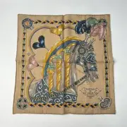Unused Hermes Women s Scarf Gavroche 45 Arne de Coeur 399