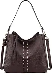 [Montana West] Hobo Bag for Women Handbags Crossbody Leather Purse Ladies Chic Shoulder Bag