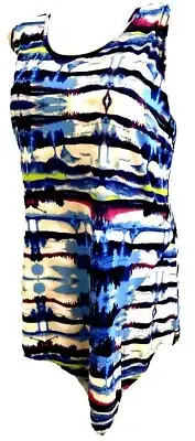 TS TAKING SHAPE plus sz S 16 Electric Avenue Tank Top Singlet stretch NWT