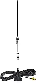 [Bingfu] Radio Antenna Dual Band VHF UHF 136-174MHz 400-460MHz Magnetic Base SMA Female Aerial Compatible with Handheld Ham Radio BaoFeng BF-F8HP UV-5R UV-82 BF-888S Two Way Radio Walkie Talkie