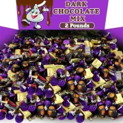 Dark Chocolate Candy Mix, 2 Lbs, Chocolate Bulk Pack, Hershey Special Dark Choco