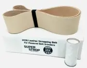 2 X 36 inch Super Strop Leather Honing Strop Belt fits 2X36 and 4X36 Belt Sander