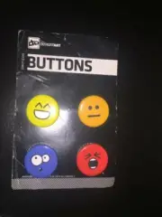 Deviantart Vintage Emoticon Pins Very Rare, No longer in Production