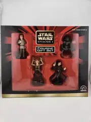 Star Wars Episode 1 FIGURINE GIFTSET Jar Jar Binks, Anakin, Queen Amidala, Droid