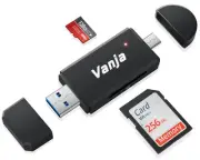 USB C SD Card Reader USB 3.0, Micro SD Card Adapter Memory Card Reader Used f...