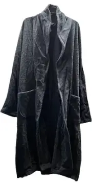 Melsimo Towel Selections Grey Bath Robe Large