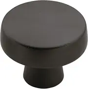 [Amerock] Cabinet Knob | Black Bronze | 1-5/8 inch (41 mm) Diameter | Blackrock | 1 Pack | Drawer Knob | Cabinet Hardware
