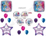 SHIMMER AND SHINE Orbz HAPPY Birthday Party Balloons Decoration Supplies Genie