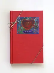 Red Heart & Arrows Hard Cover 96 Page Notebook Journal 8.25 x 5.25 in.