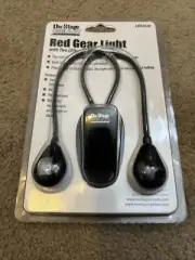 On-stage Gear Red Gear Light With Two LEDs MUSIC STAND LIGHT