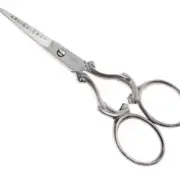 Small Microserrated Sewing Scissors, 4-inch