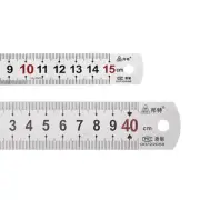Straight Ruler Set 15x1.9CM & 40x2.9CM Stainless Steel Ruler Kit