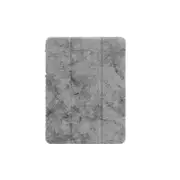 Horizontal Flip Leather Case with Pen Slot Three-folding Holder & Wake-up / Sleep Function for iPad Pro 12.9 (2018) (Grey)
