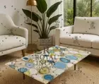 Multicolor Geode Agate Stone Table – Vibrant Handcrafted Rectangular Design