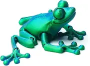 3D Printed Frog Cheap,Flexible Frog Statue Without Egg,Home Office Decor,Interesting Toys for Autism/ADHD,3D Printed Gift Toy,Fidget Toys, Executive Desk Animals Toys