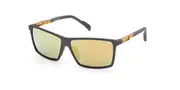 Adidas SP0058 20G Men's Sunglasses Grey Size 60