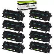 8x CF280A 80A Black Toner Cartridge For HP LaserJet Pro 400 M401dw M401d M401a