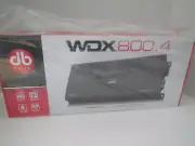 New DB Drive WDX800.4 4 Channel Amplifier 1600 Watt Class D SPL Audiophile SQ