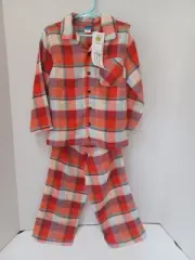 NWT Old Navy Plaid 2 piece Pajama Set PJs 4T