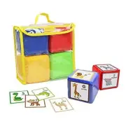 DIY Education Playing Game Dice, Pocket Cubes for Teaching (Set of 4)