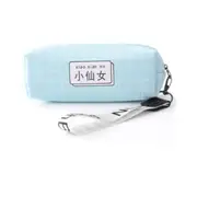Color Canvas Pencil Case Cute Waterproof Stationery Pouch Office School Supplies Pencil Bag Box for Girls