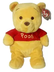 Ty Beanie Buddy Disney WINNIE THE POOH 10" Medium MWMTs Plush Stuffed Animal Toy