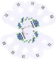 2pcs Blueberry Measuring Ruler Blueberries Fruit Diameter Ruler Blueberry Diameter Tool Berry Measurement Tool Blueberry Size Measuring Ruler Blueberry Measurement Gauge Plastic
